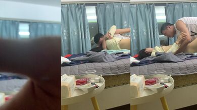 社交的な男性がWeChatで近くの女の子に家へ帰ってセックスしようと誘った