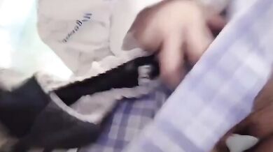 Stuffing a vibrator in the dormitory and going to class