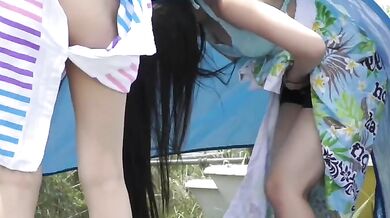 着替えロリ♥パイパン丸見え♥【高畫質】