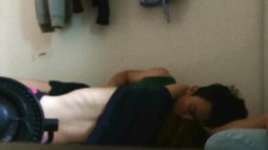 Korean couple makes love in rental house