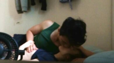 Korean couple makes love in rental house