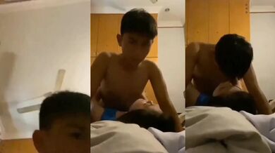 マレーシアの若いカップルのセックス自撮り