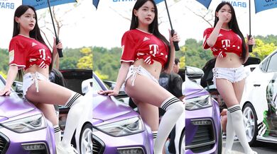 車展辣妹走光-2