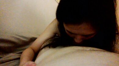 中国の女の子のフェラチオ一人称視点