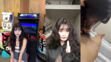 反差捲發妹子口交啪啪