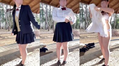 巨乳JKゆきの露出4ハプニング