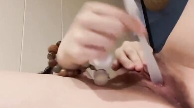 メガネビッチは自慰行為が大好き-3